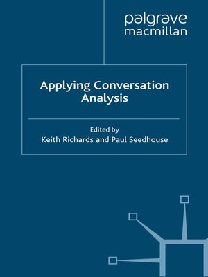 cover image of Applying Conversation Analysis